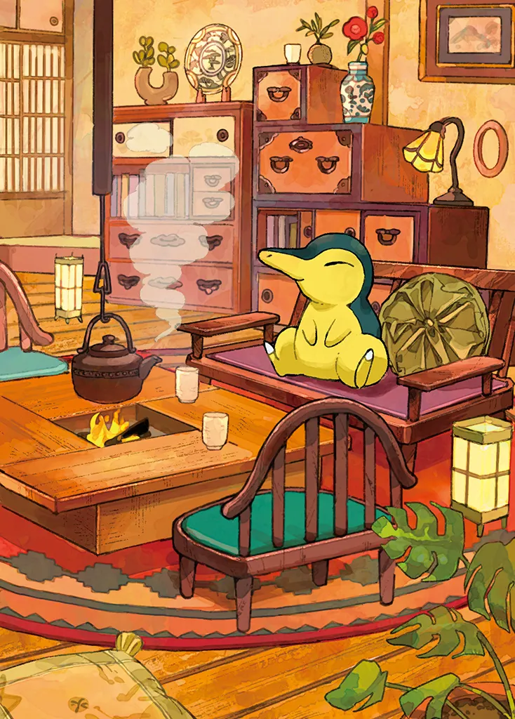 Cyndaquil Art Rare  Wisdom of Sea and Sky (A4) #165  Pokmon TCG Pocket |  Pokmon Zone