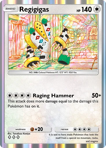 Regigigas ポケモンカード (TEAM PLASMA) Pokemon TCG - XY4 - 074/088 (R) - Regigigas