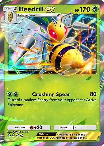 Beedrill ex Double Rare · Shining Revelry (A2b) #3 · Pokémon
