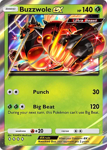 Buzzwole ex Double Rare - Deluxe Pack: ex (A4b) #44