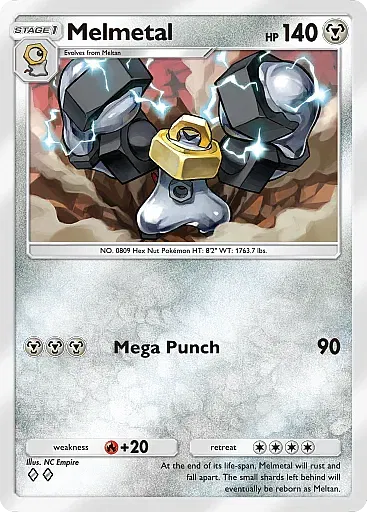 Melmetal Uncommon · Eevee Grove (A3b) #50 · Pokémon TCG Pocket