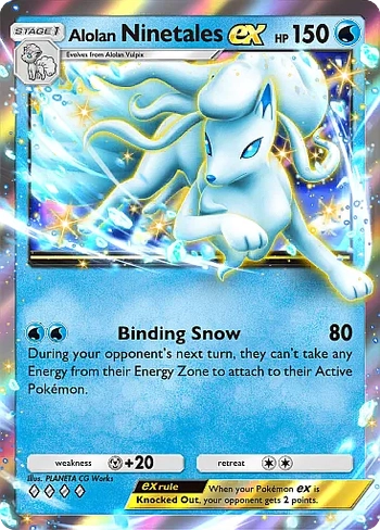 Alolan Ninetales ex Double Rare - Fantastical Parade (B2) #29
