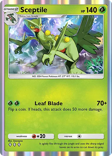 Sceptile Rare - Pulsing Aura (B3) #7