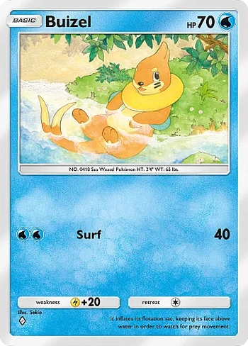 Buizel Common - Paradox Drive (B3a) #9