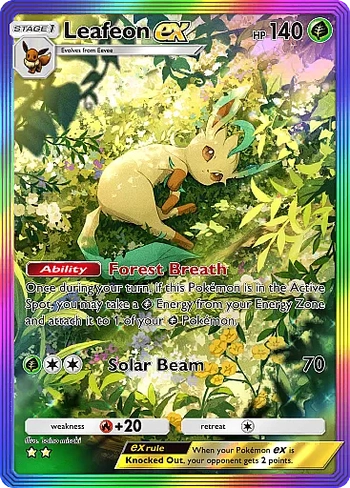 All Leafeon ex Cards from Pokémon TCG Pocket | Pokémon Zone