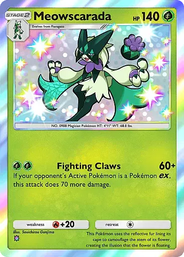 Meowscarada Shiny - Paldean Wonders (B2a) #118