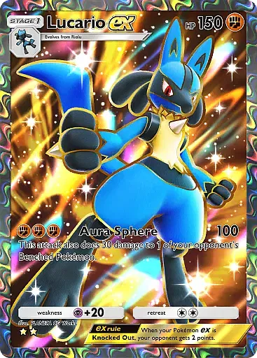 Lucario ex Super Rare · Shining Revelry (A2b) #84 · Pokémon