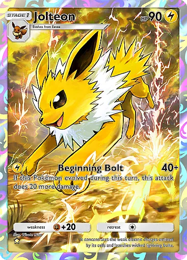Jolteon Shiny · Wisdom of Sea and Sky (A4) #219 · Pokémon TCG