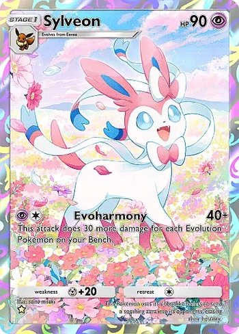 Sylveon Art Rare - Eevee Grove (A3b) #76