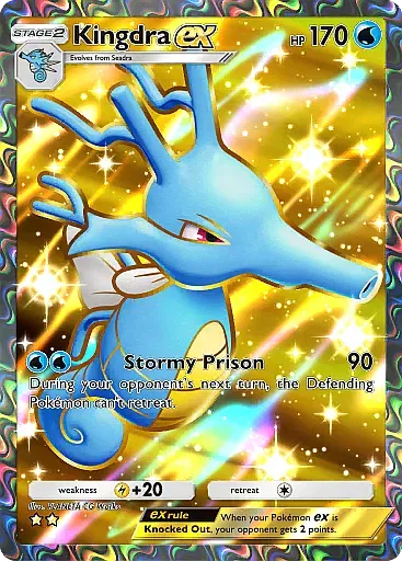 Kingdra ex Super Rare · Wisdom of Sea and Sky (A4) #188
