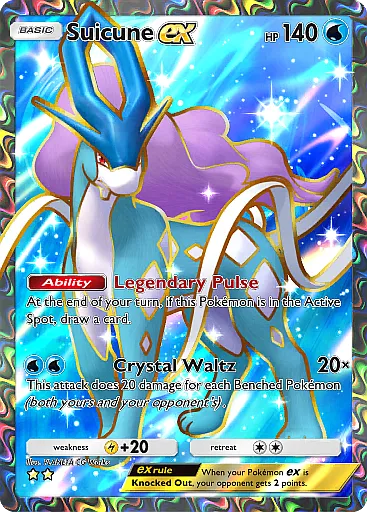 Suicune ex Super Rare · Secluded Springs (A4a) #80 · Pokémon