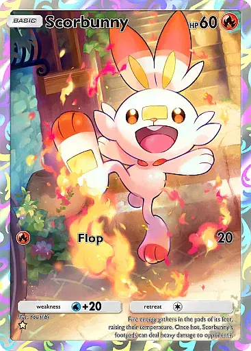 Scorbunny Art Rare - Fantastical Parade (B2) #162