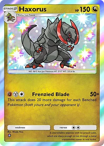 Haxorus Shiny - Mega Shine (B2b) #110