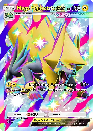 Mega Manectric ex Shiny Super Rare - Mega Shine (B2b) #113